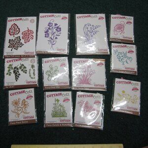 12 Cottage Cutz Metal Dies Scrapbooking Cards